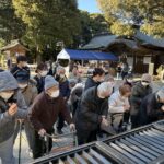 初詣で阿字ヶ浦の酒列磯前神社へ